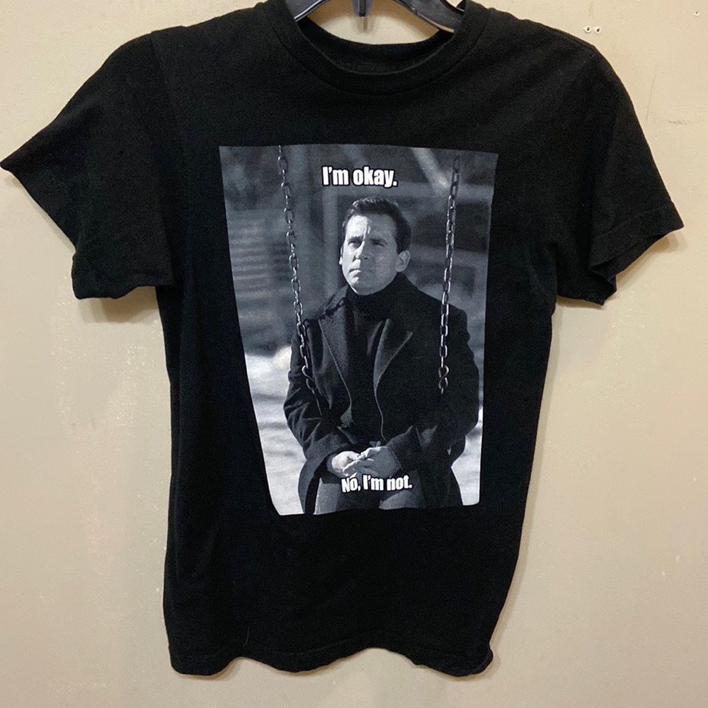 Black Michael Scott tee